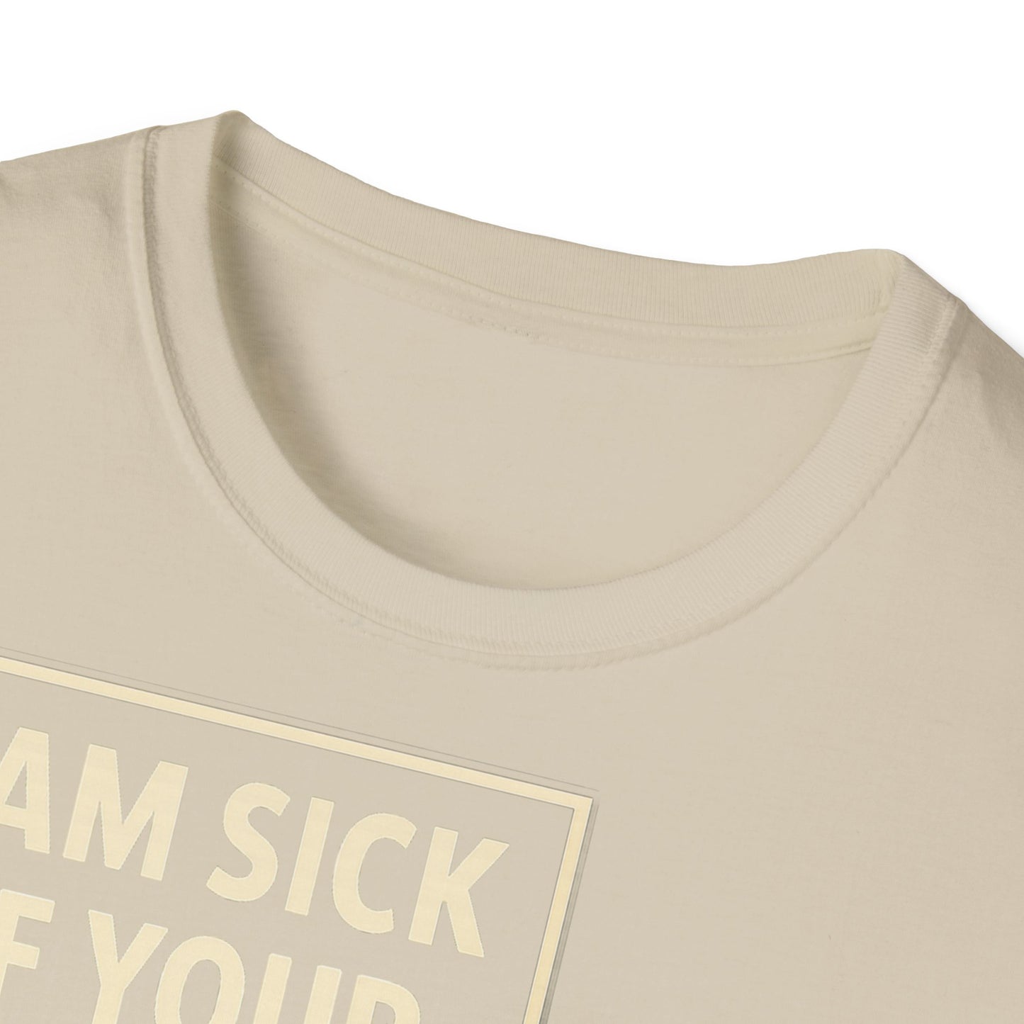„I Am Sick of Your S*“ – Shirt im Retro-Comic-Look – Freches Satire-Design für mutige Statements | True Insights