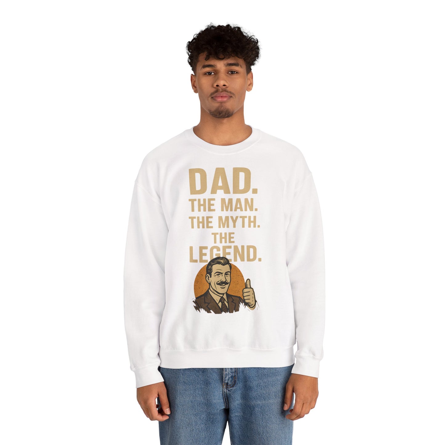 Sweatshirt – DAD. THE MAN. THE MYTH. THE LEGEND. - Sweatshirt für echte Legenden | True Insights Design mit Humor