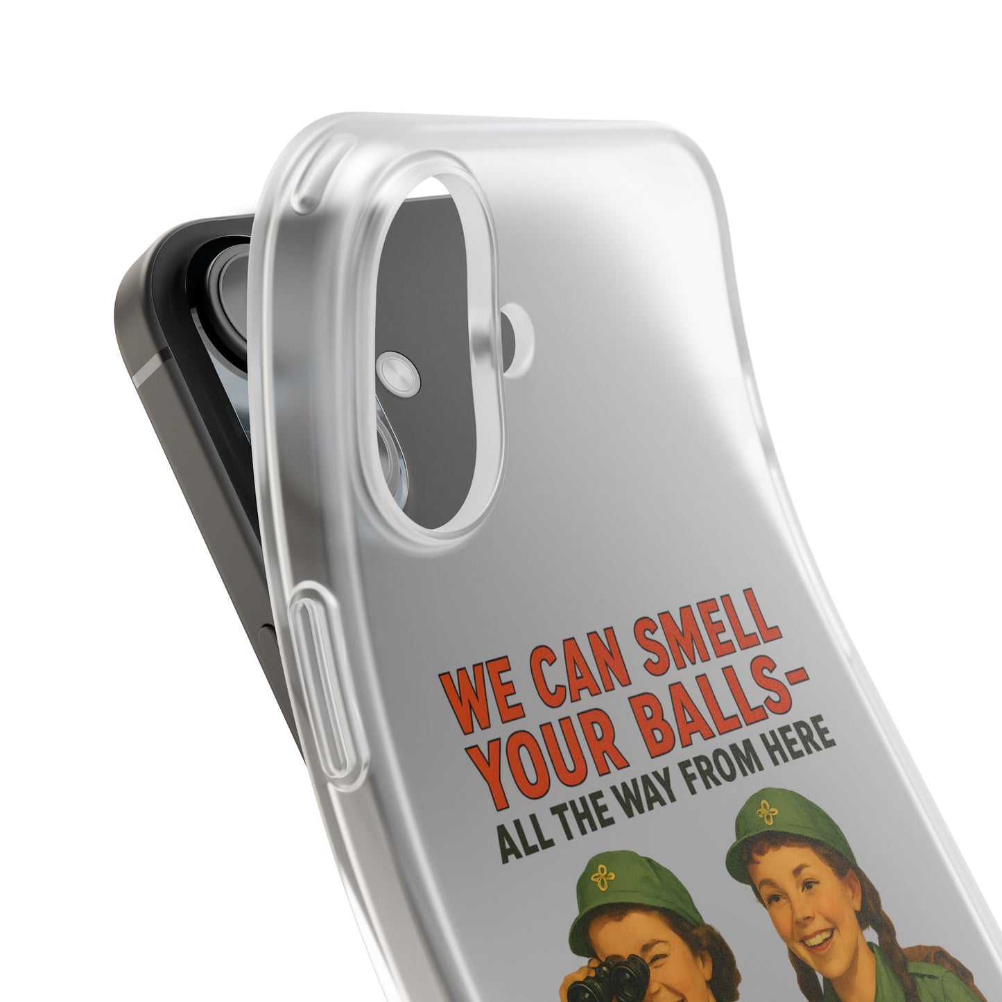 We Can Smell Your Balls – Satirische Handyhülle im Retro-50s-Stil-Phone Case-True Insights