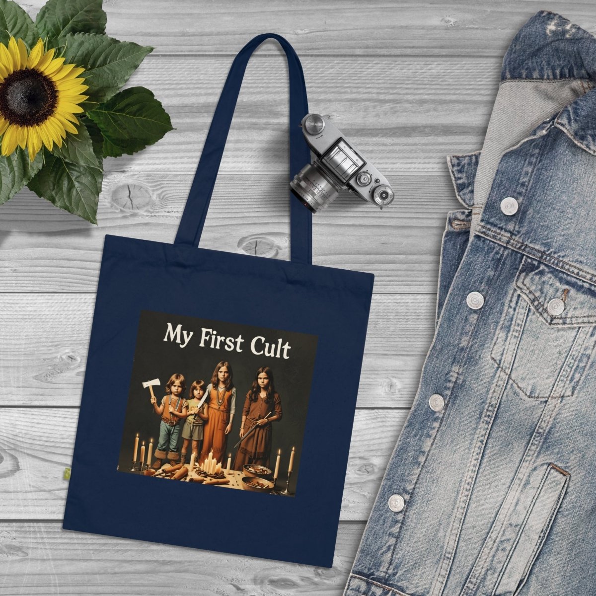 My First Cult – Satirischer Stoffbeutel im Retro-Kult-Look-Bags-True Insights