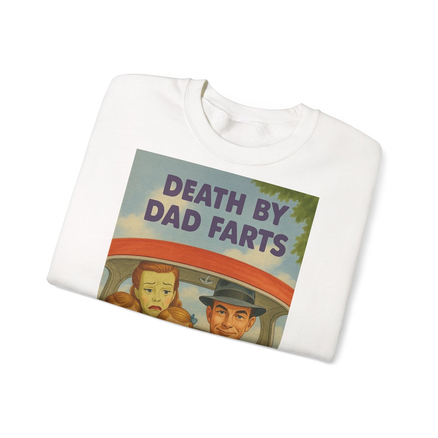 Sweatshirt – Dead by Dad Farts Sweatshirt – Lustiges Geschenk für Familien mit Humor | True Insights Design mit Humor