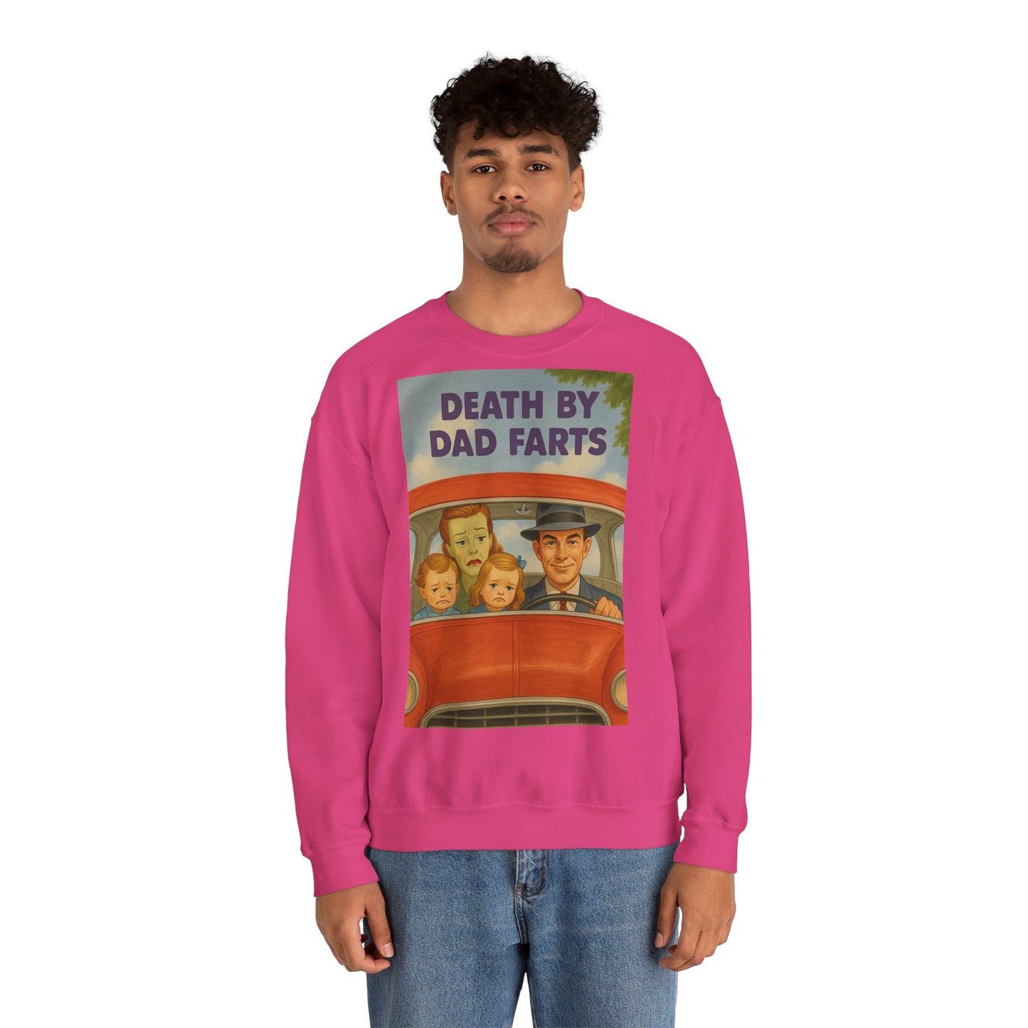 Sweatshirt – Dead by Dad Farts Sweatshirt – Lustiges Geschenk für Familien mit Humor | True Insights Design mit Humor