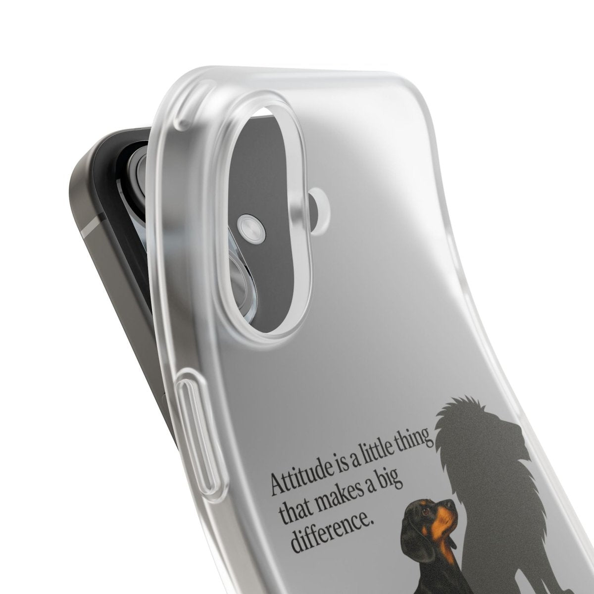 Dackel Löwenschatten – Handyhülle für innere Stärke-Phone Case-True Insights
