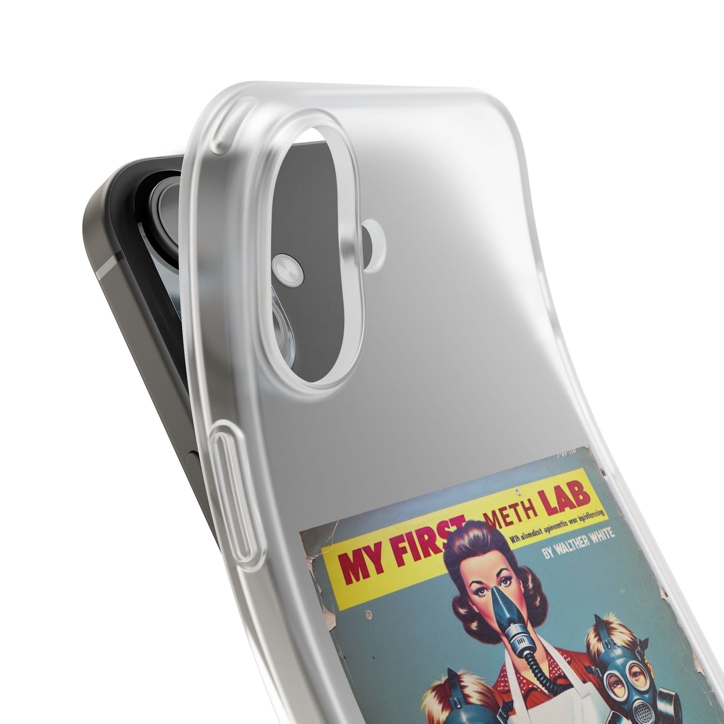 „My First Meth Lab“ Handyhülle – Schwarzer Humor im Retro-Look-Phone Case-True Insights