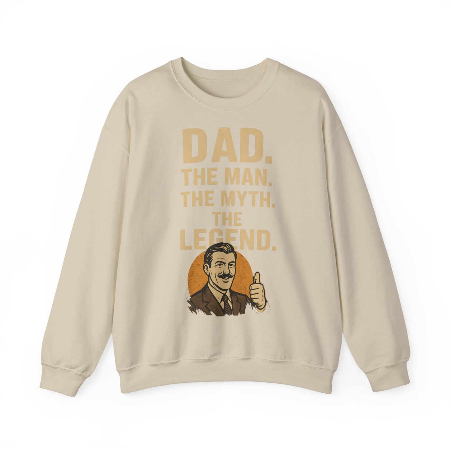 Sweatshirt – DAD. THE MAN. THE MYTH. THE LEGEND. - Sweatshirt für echte Legenden | True Insights Design mit Humor