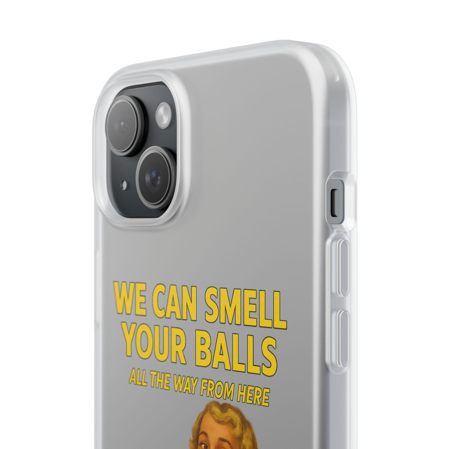 Unauffällig war gestern: Diese Handyhülle riecht den Wahnsinn – Vintage-Design trifft schwarzen Humor.-Phone Case-True Insights