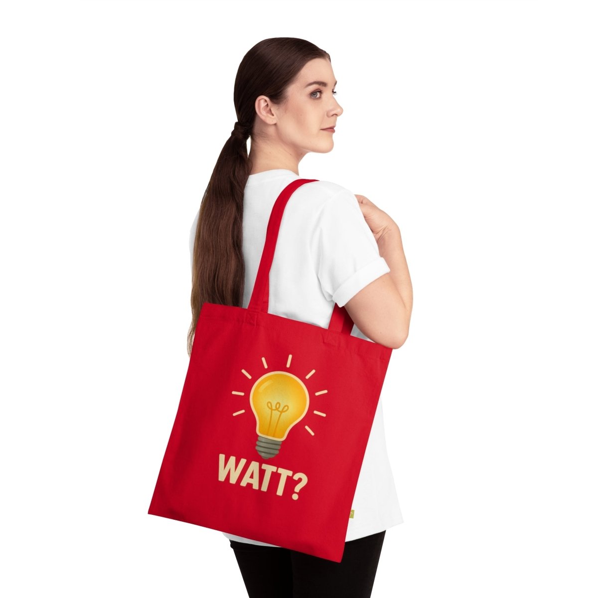 WATT? – Satirischer Stoffbeutel für alle, die elektrisch schalten & geistig blitzen-Bags-True Insights
