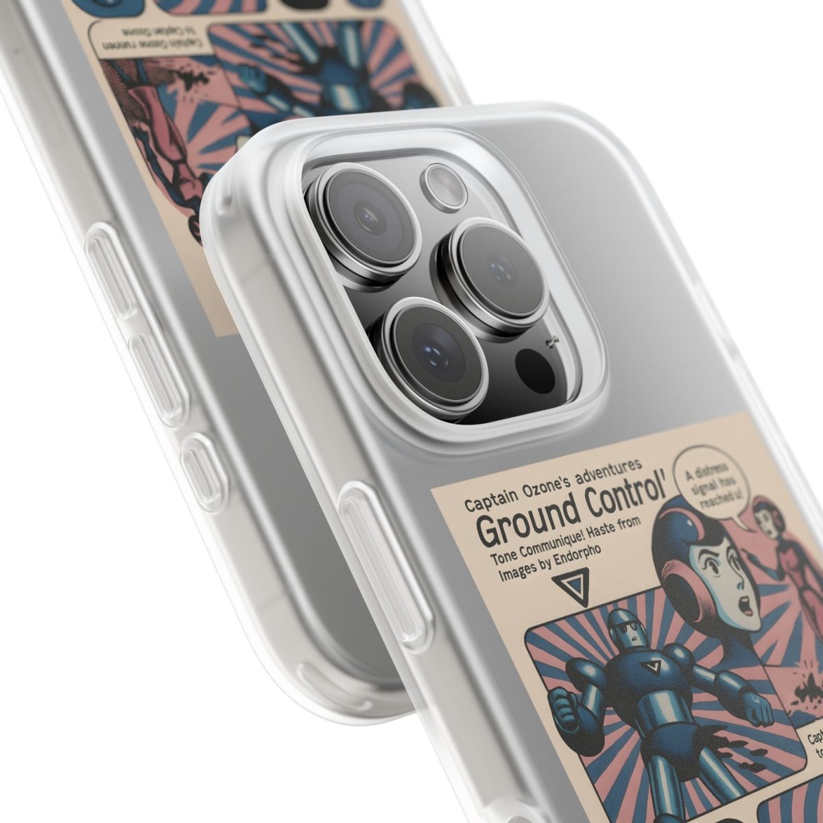 Vintage Motiv – Captain Ozone – Retter der Atmosphäre (und deines Handys) | True Insights Design mit Humor