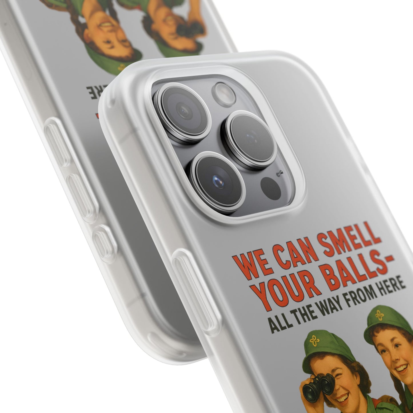 We Can Smell Your Balls – Satirische Handyhülle im Retro-50s-Stil-Phone Case-True Insights