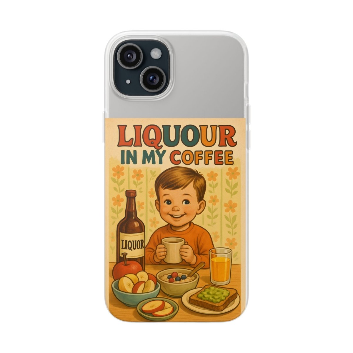 Handyhülle – „Liquor in My Coffee“ (Satire-Edition)-Phone Case-True Insights