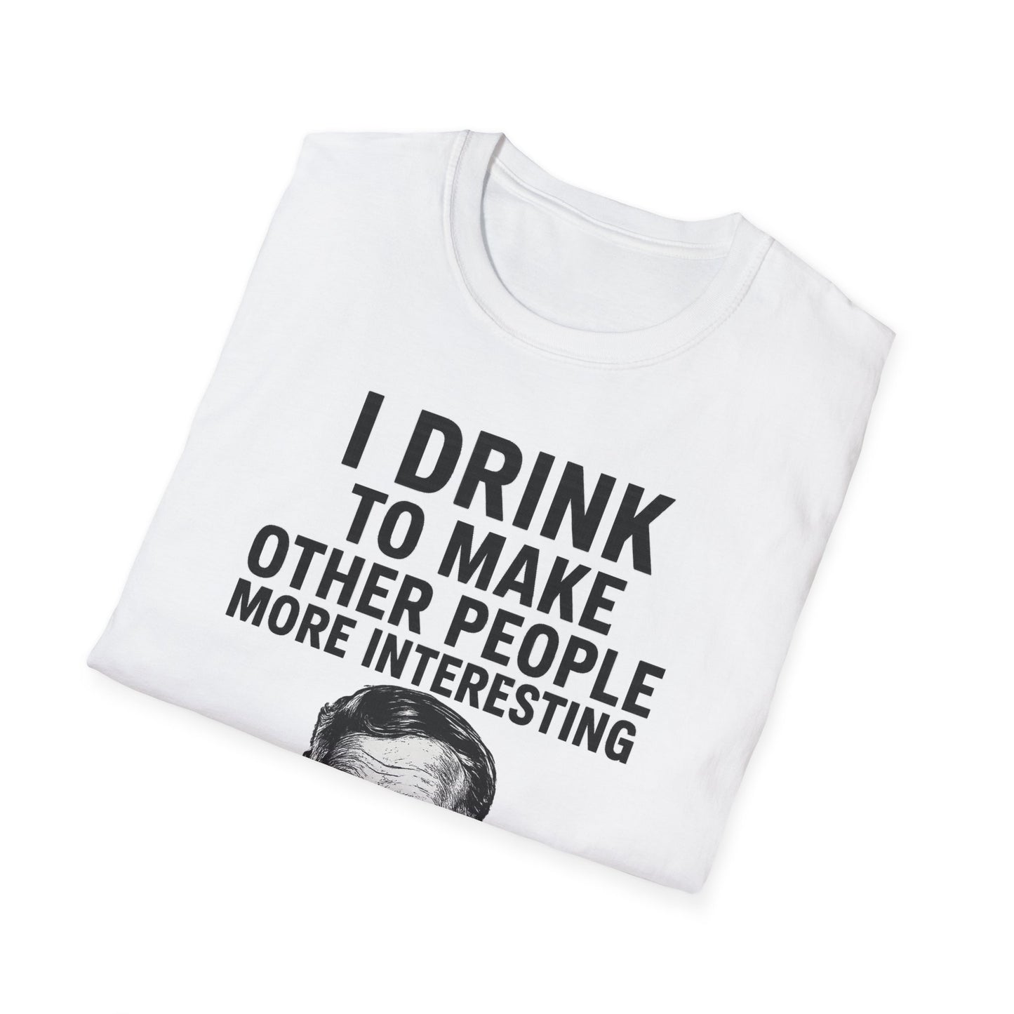 „I drink to make other people more interesting.“ no Background – Ernest Hemingway