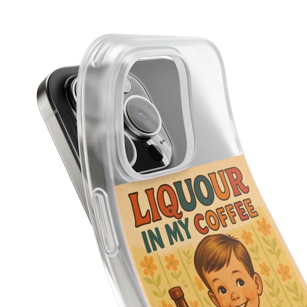 Handyhülle – „Liquor in My Coffee“ (Satire-Edition)-Phone Case-True Insights