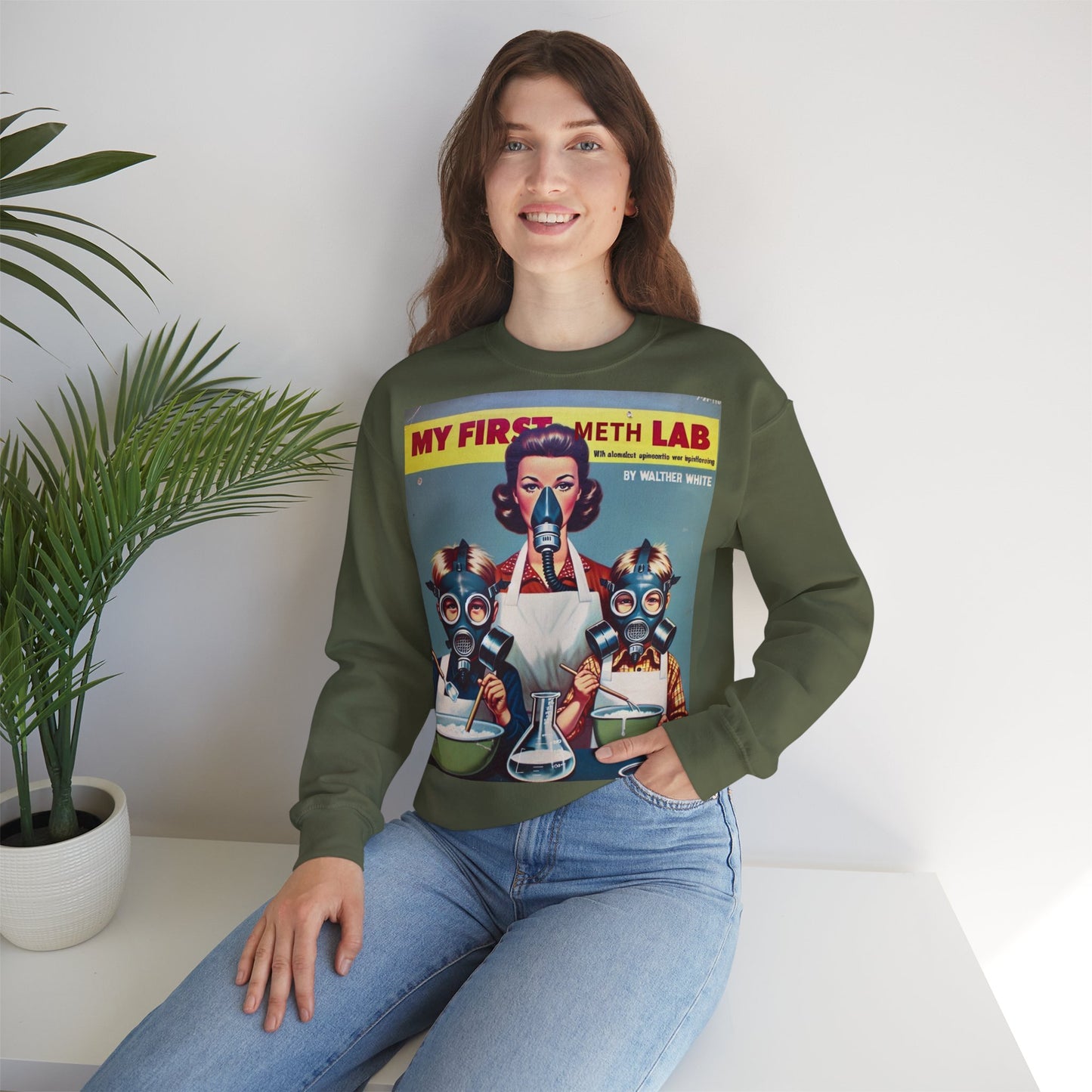 Sweatshirt – My First Meth Lab Sweatshirt | Lustiger Retro Pullover mit Satire-Print | Geschenk für Breaking Bad Fans & Dark Humor Lover | True Insights Design mit Humor