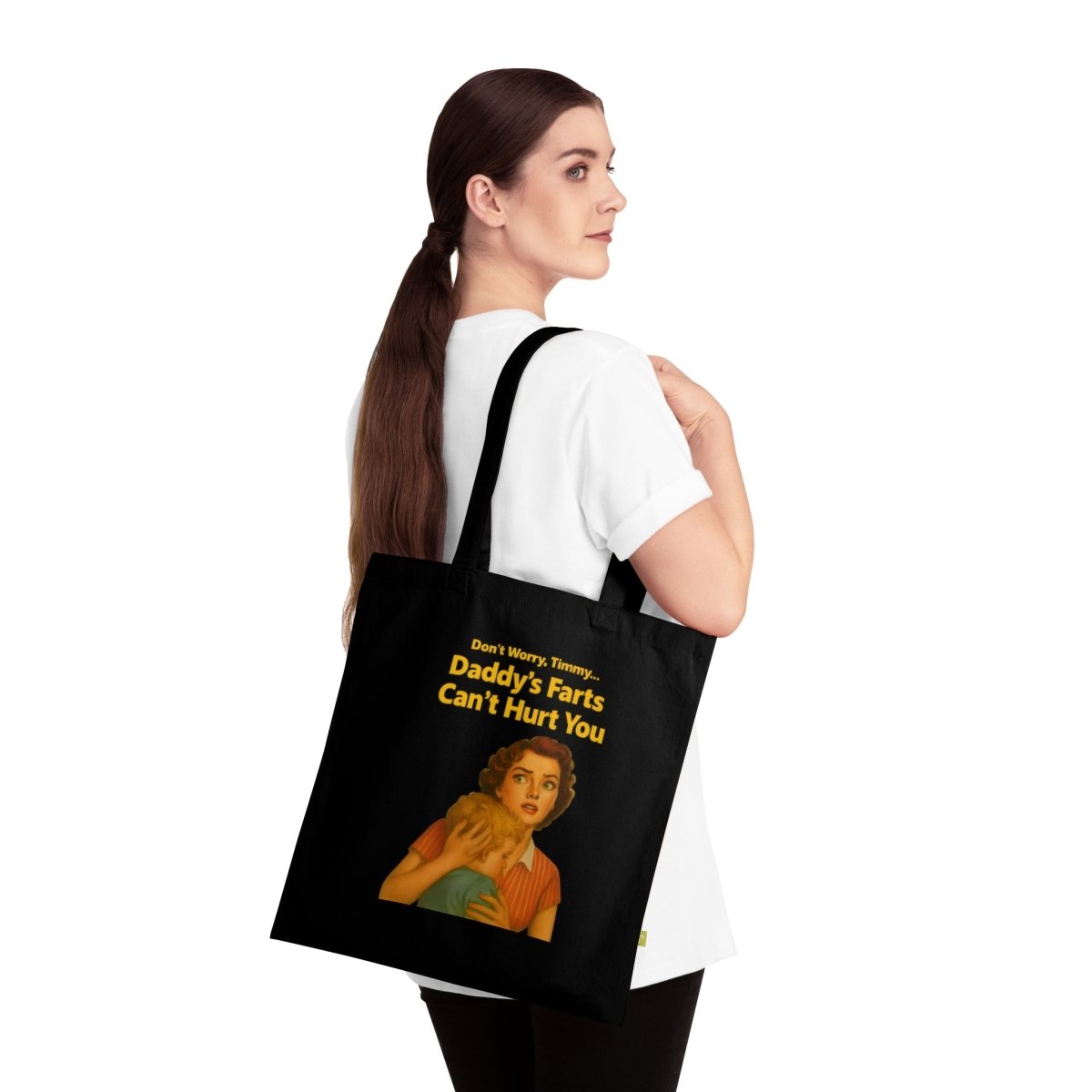 Daddy’s Farts – Satirische Stofftasche im Retro-Stil mit bösem Humor-Bags-True Insights