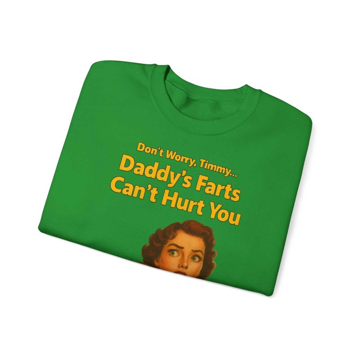Sweatshirt – Daddy’s Farts – Satirisches Retro-Sweatshirt mit schwarzem Humor | True Insights Design mit Humor