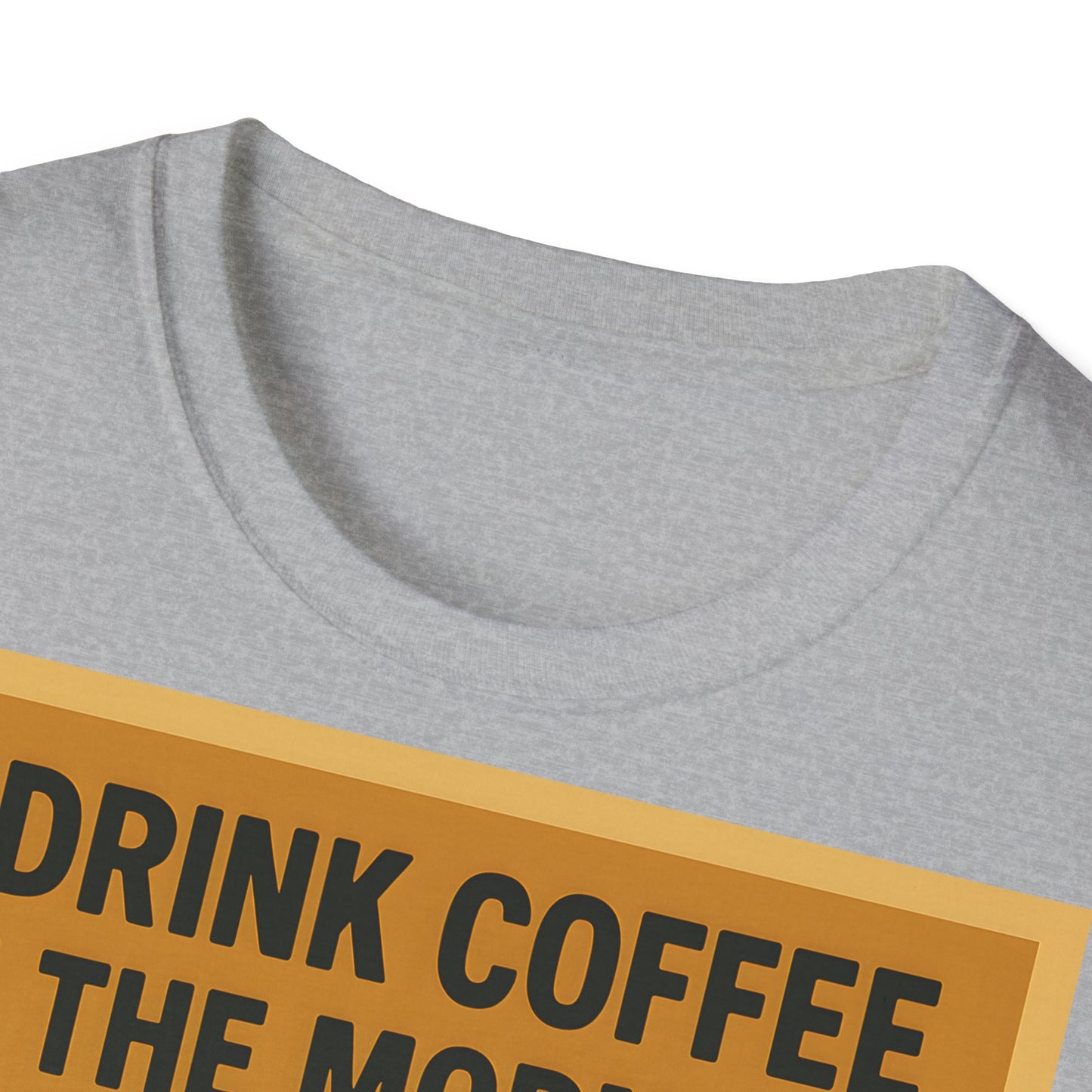 “I drink coffee in the morning because c****** is illegal.” - The retro morning drama on your shirt! – Freches Satire-Design für mutige Statements | True Insights