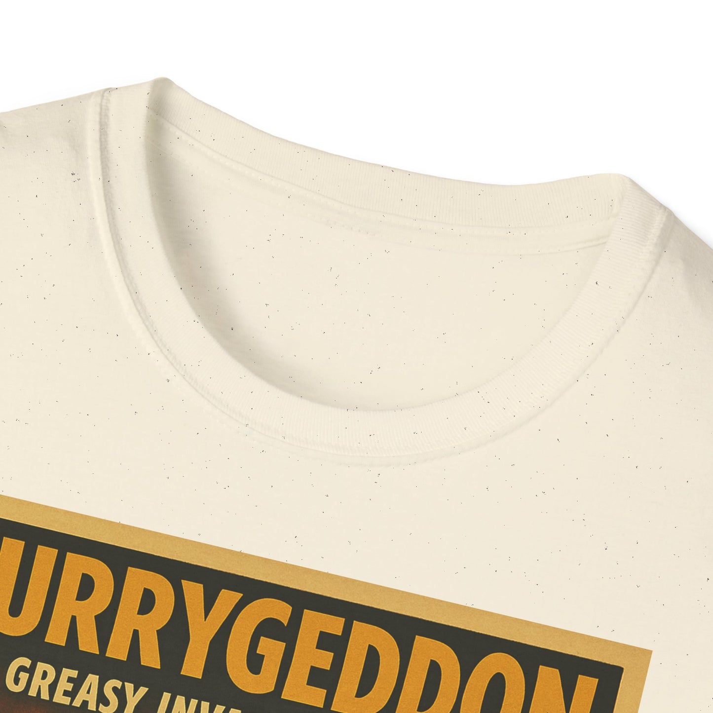 Vintage Motiv – CurryGeddon T-Shirt - Retro Horror Design | True Insights Design mit Humor