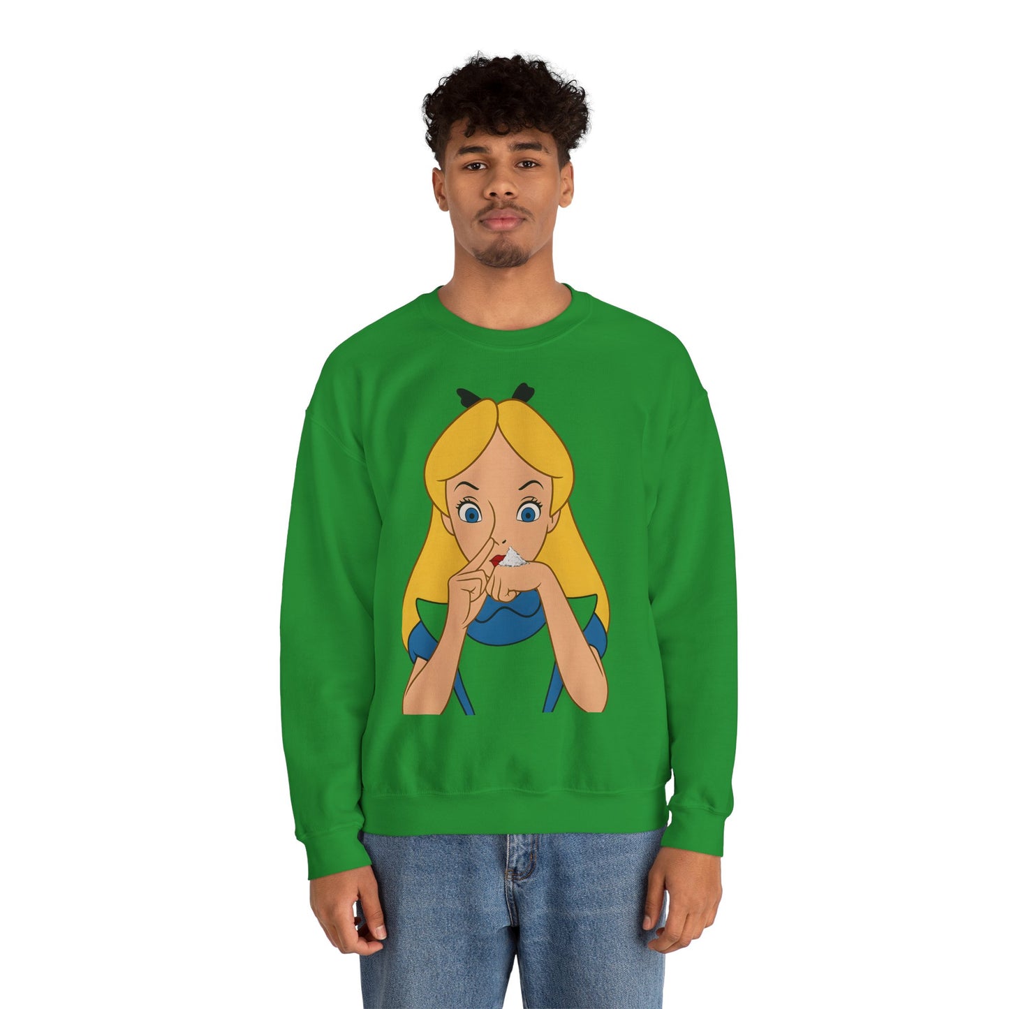 Sweatshirt – Satire Sweatshirt – "Alice im Rausch" Pop-Art Design | True Insights Design mit Humor