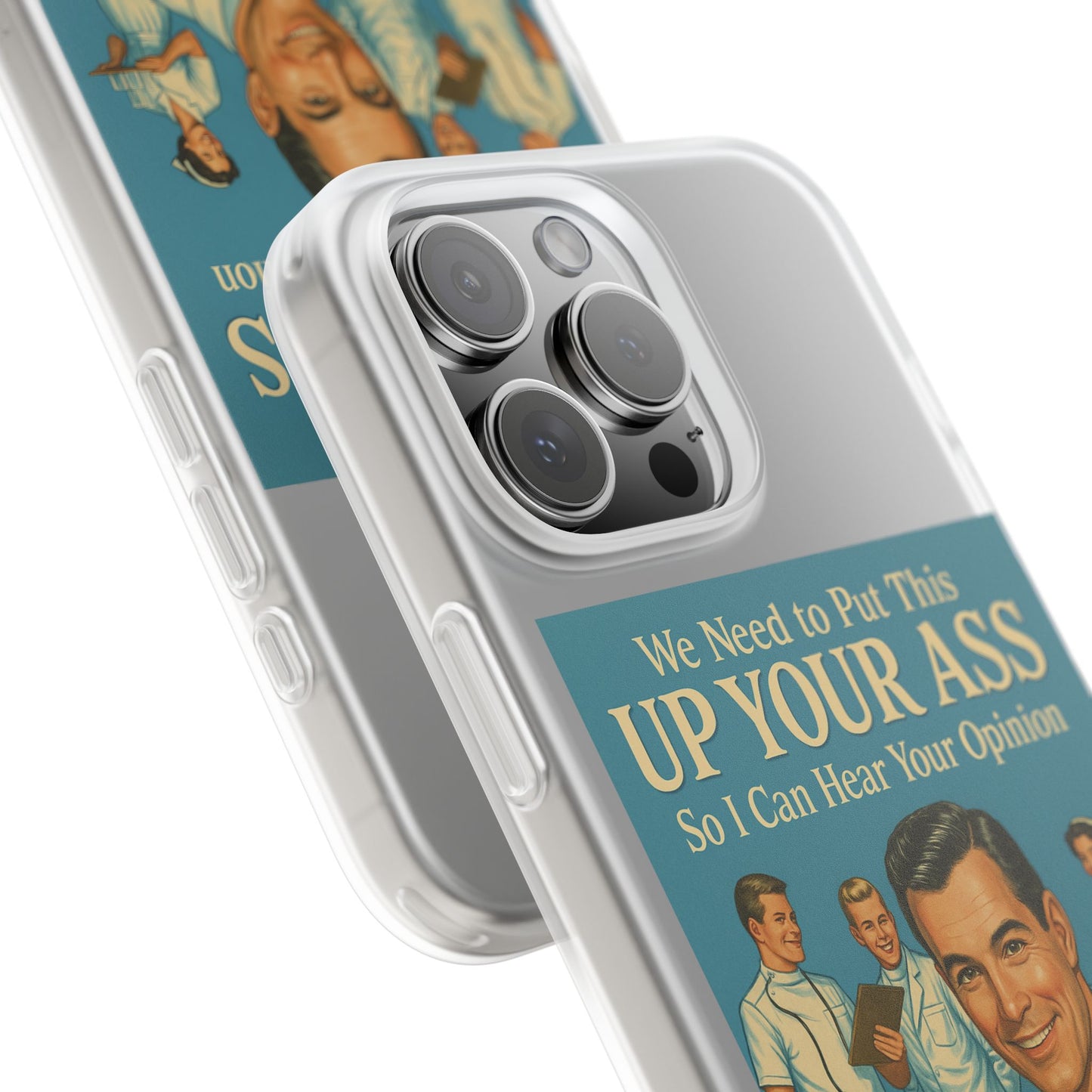 Handyhülle „Doctor’s Opinion“ – Retro-Arzt mit schwarzem Humor-Phone Case-True Insights