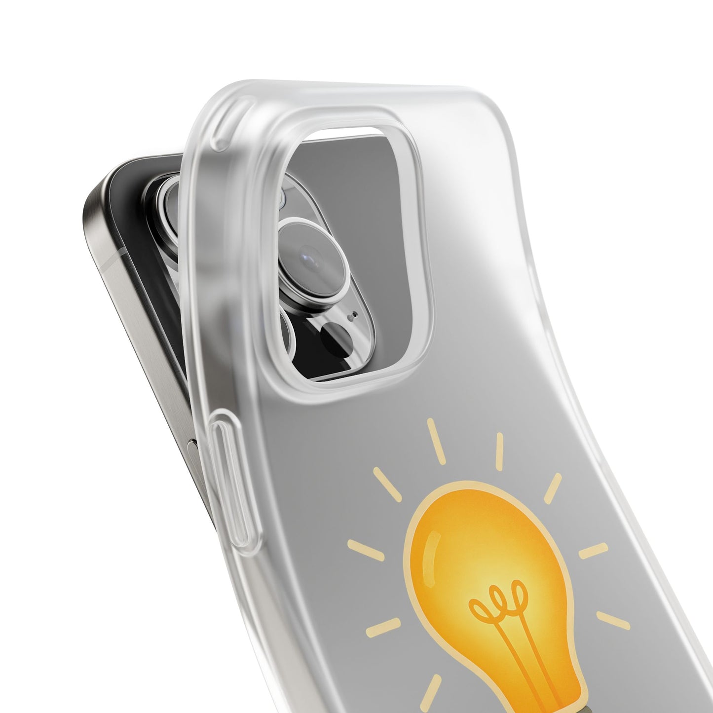 WATT? Handyhülle mit Glühbirnen-Motiv | Lustiger Schutz für Technik-Nerds & Elektrotypen-Phone Case-True Insights