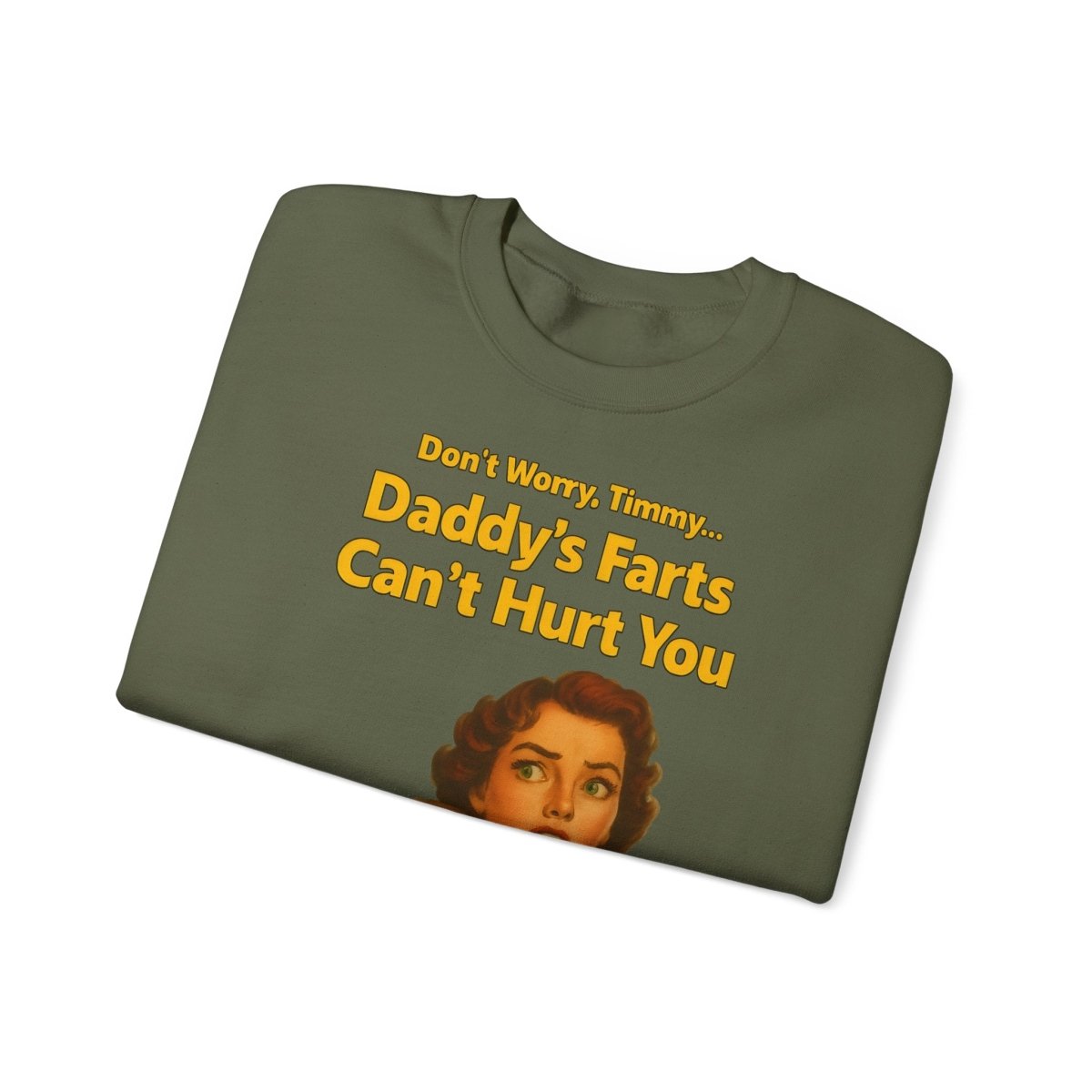 Sweatshirt – Daddy’s Farts – Satirisches Retro-Sweatshirt mit schwarzem Humor | True Insights Design mit Humor