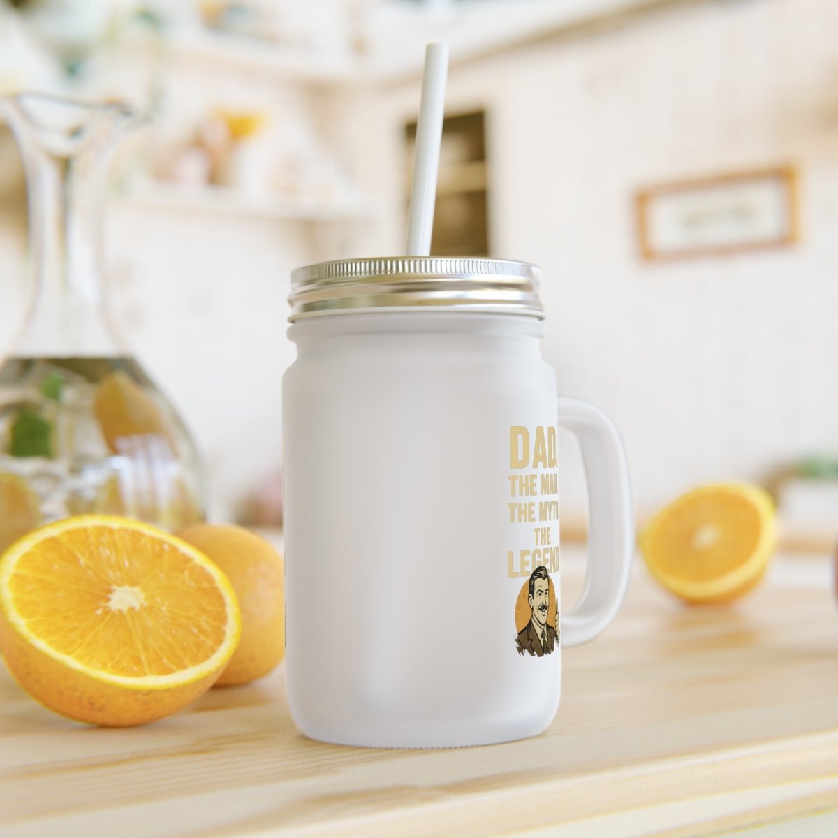 Dad. Der Mann. Der Mythos. Die Legende. – Lustige Jar Mug für Väter – Geschenkidee für Papa