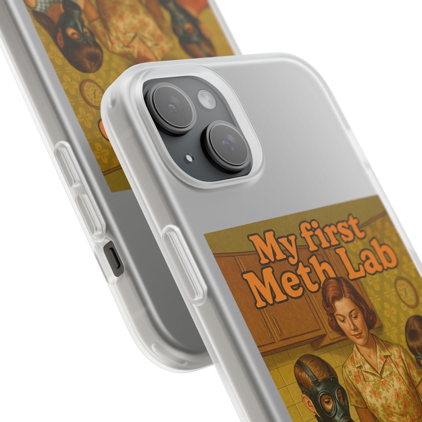Satirisches Familienmotiv mit Chemie-Charme – stoßfest, kabellos ladbar & herrlich provokant.-Phone Case-True Insights
