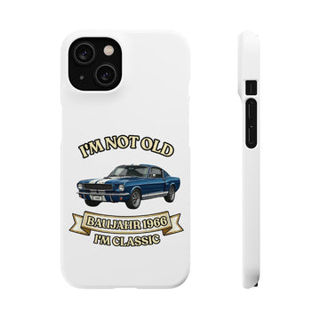 Handyhülle 'I'm Not Old I'm Classic' Baujahr 1966 - Retro Muscle Car Design zum 60. Geburtstag