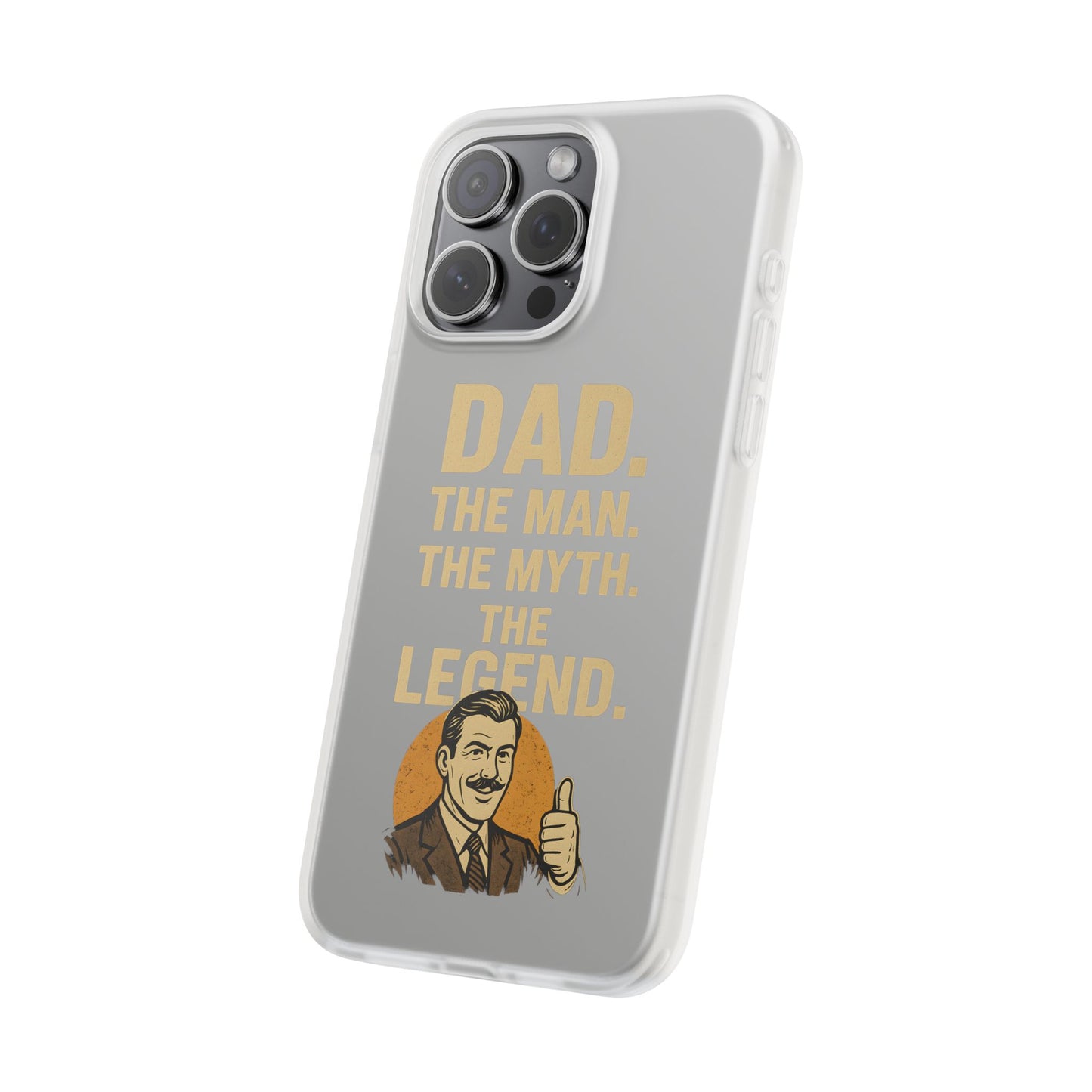 Papa Handyhülle – DAD. THE MAN. THE MYTH. THE LEGEND. – Geschenk für Väter – Retro Design-Phone Case-True Insights