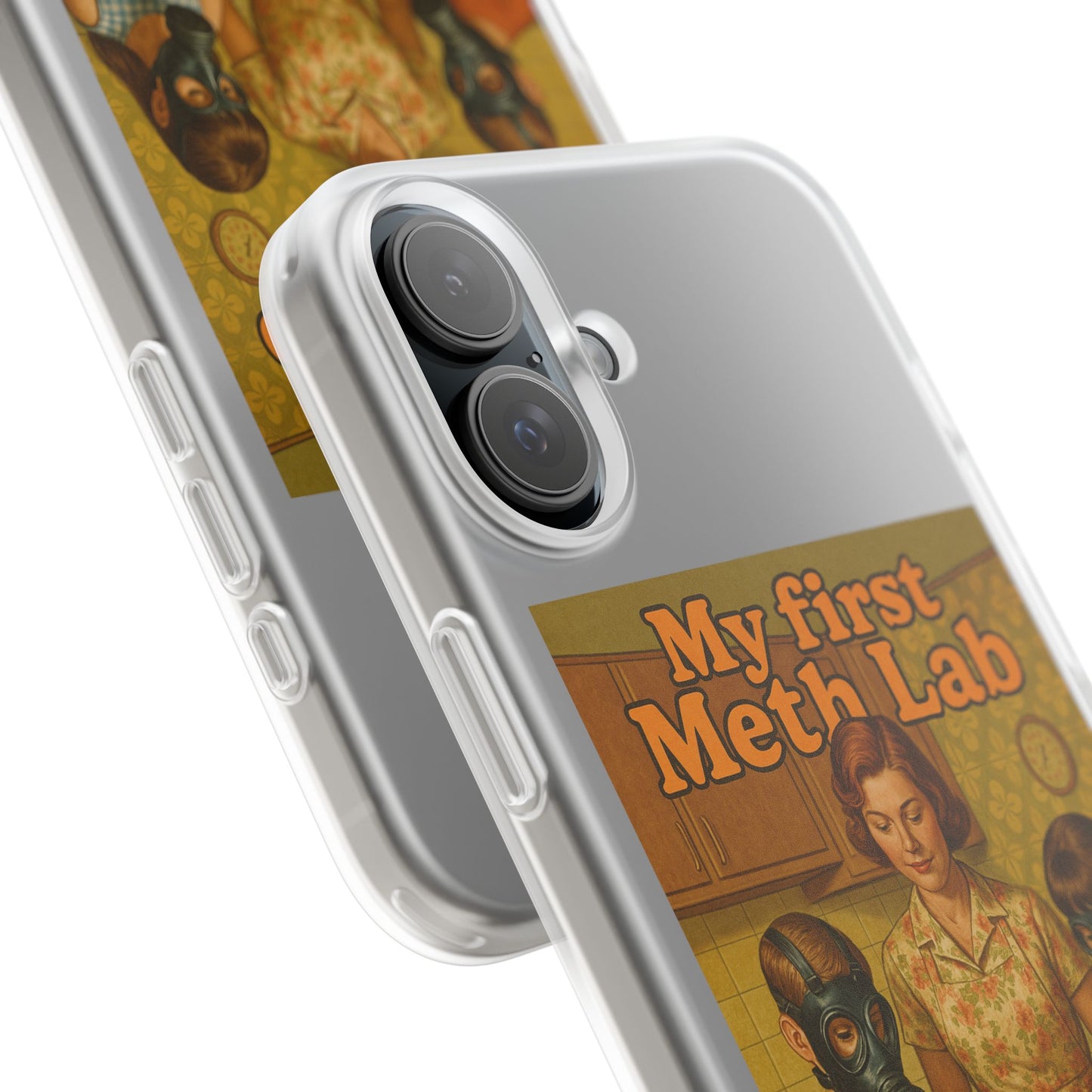 Satirisches Familienmotiv mit Chemie-Charme – stoßfest, kabellos ladbar & herrlich provokant.-Phone Case-True Insights