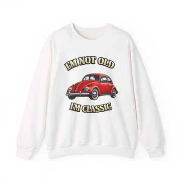Vintage VW Käfer Sweatshirt – I'm Not Old I'm Classic Geschenk für Käfer-Fans