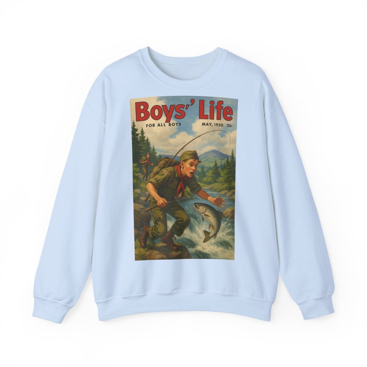 Vintage Motiv – Vintage „Boys’ Life“ Sweatshirt – Retro Pfadfinder-Motiv von 1950 | True Insights Design mit Humor