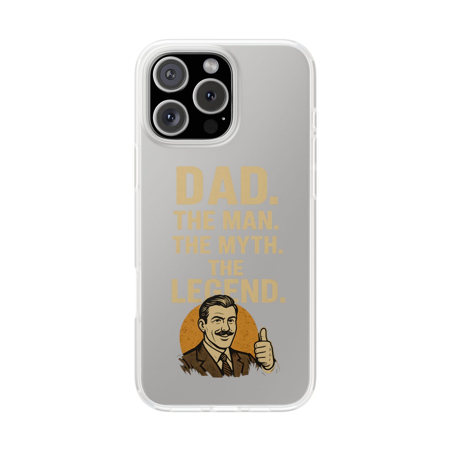 Papa Handyhülle – DAD. THE MAN. THE MYTH. THE LEGEND. – Geschenk für Väter – Retro Design-Phone Case-True Insights