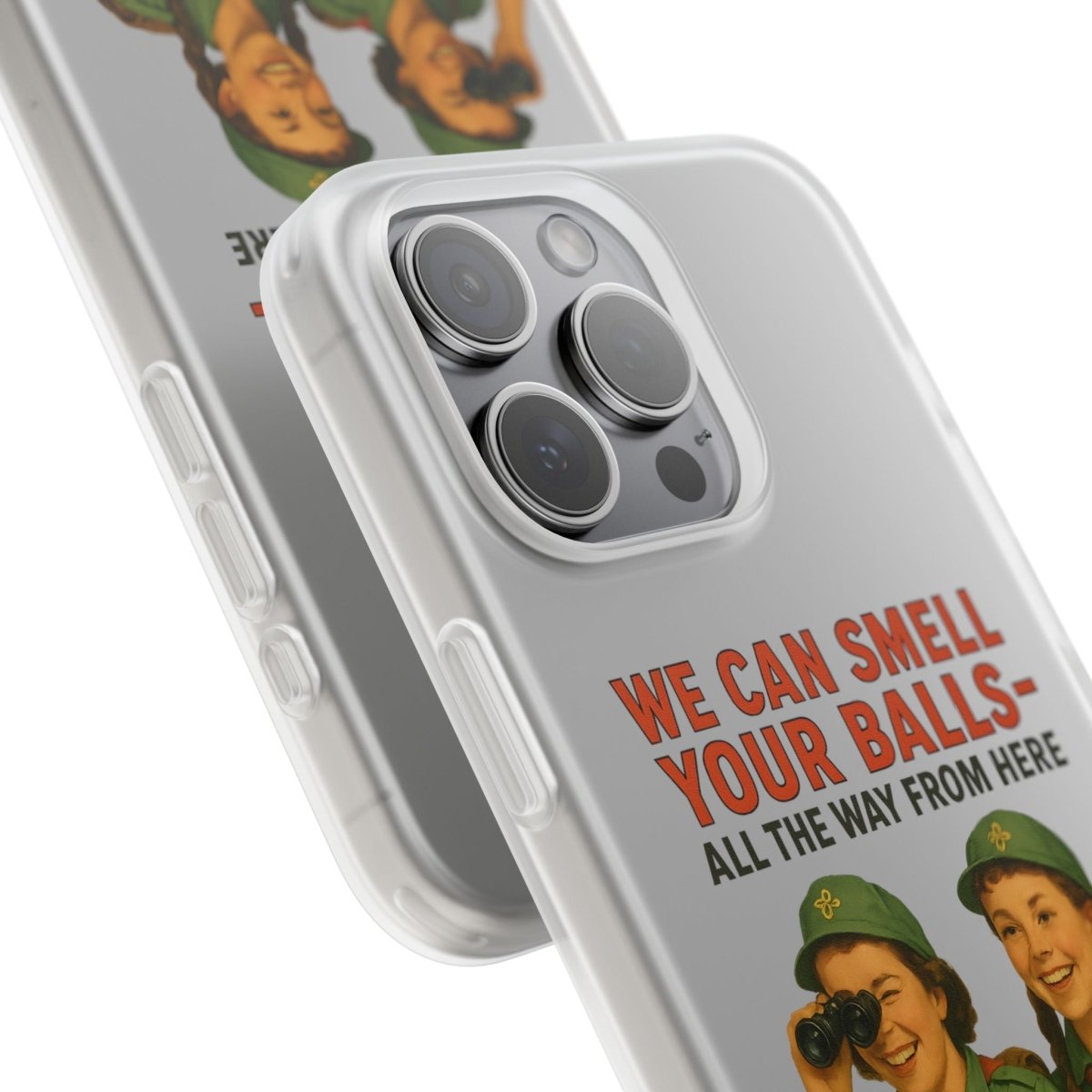 We Can Smell Your Balls – Satirische Handyhülle im Retro-50s-Stil-Phone Case-True Insights