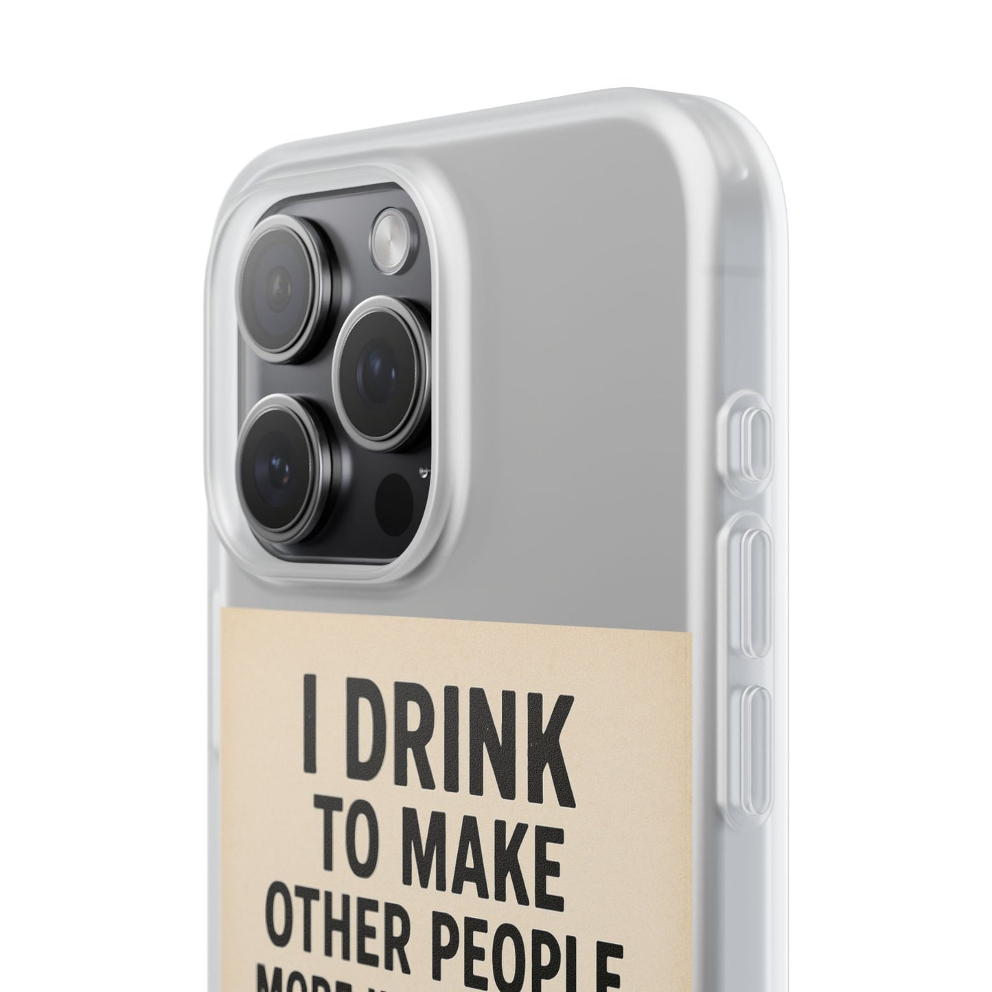 Hemingway – „I Drink To Make Other People More Interesting“-Phone Case-True Insights