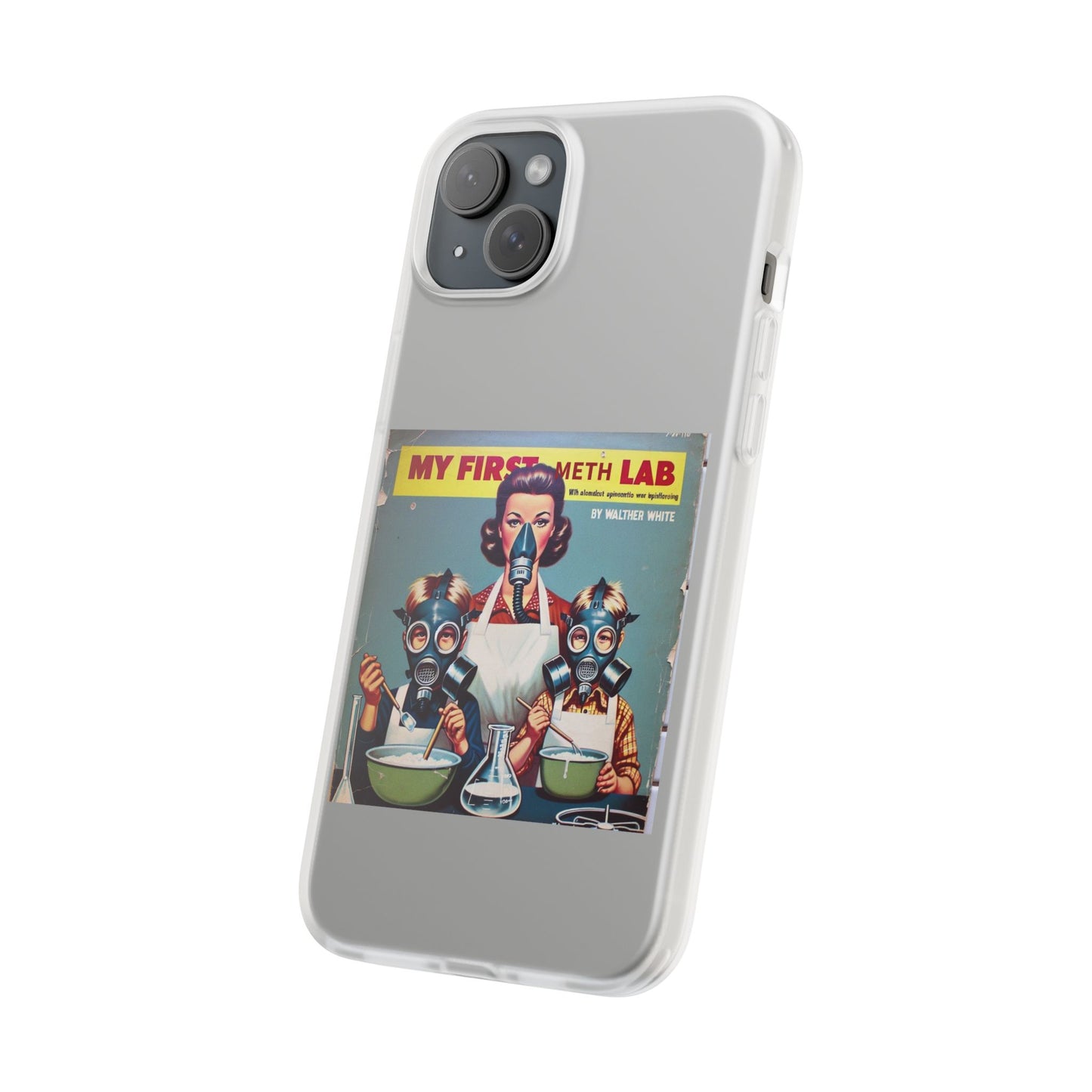 „My First Meth Lab“ Handyhülle – Schwarzer Humor im Retro-Look-Phone Case-True Insights