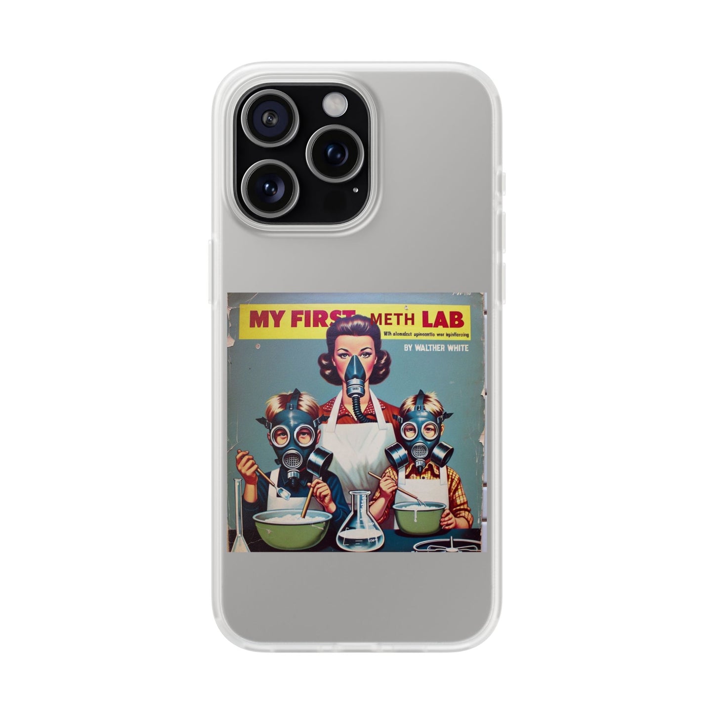 „My First Meth Lab“ Handyhülle – Schwarzer Humor im Retro-Look-Phone Case-True Insights