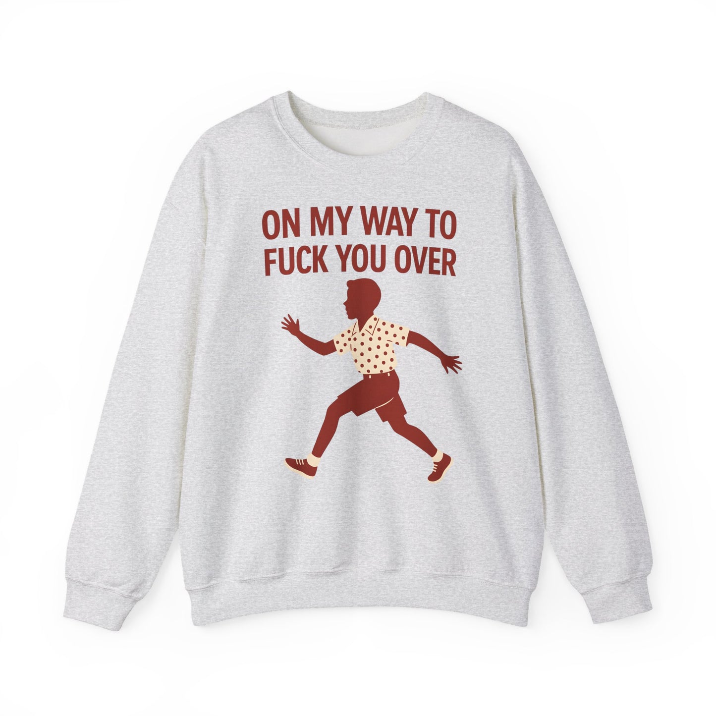 Sweatshirt – I Come to F*** You Over Sweatshirt – Provokantes Statement mit Humor | True Insights Design mit Humor