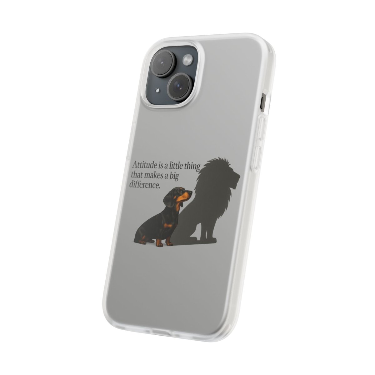 Dackel Löwenschatten – Handyhülle für innere Stärke-Phone Case-True Insights