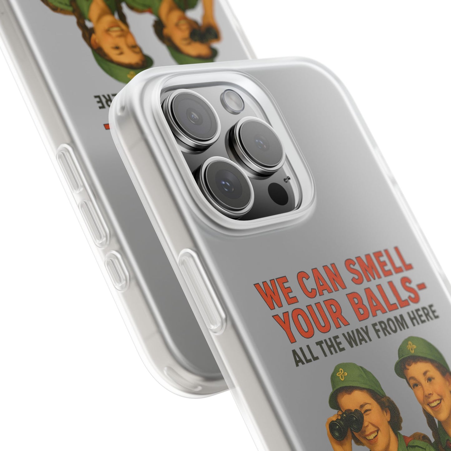 We Can Smell Your Balls – Satirische Handyhülle im Retro-50s-Stil-Phone Case-True Insights