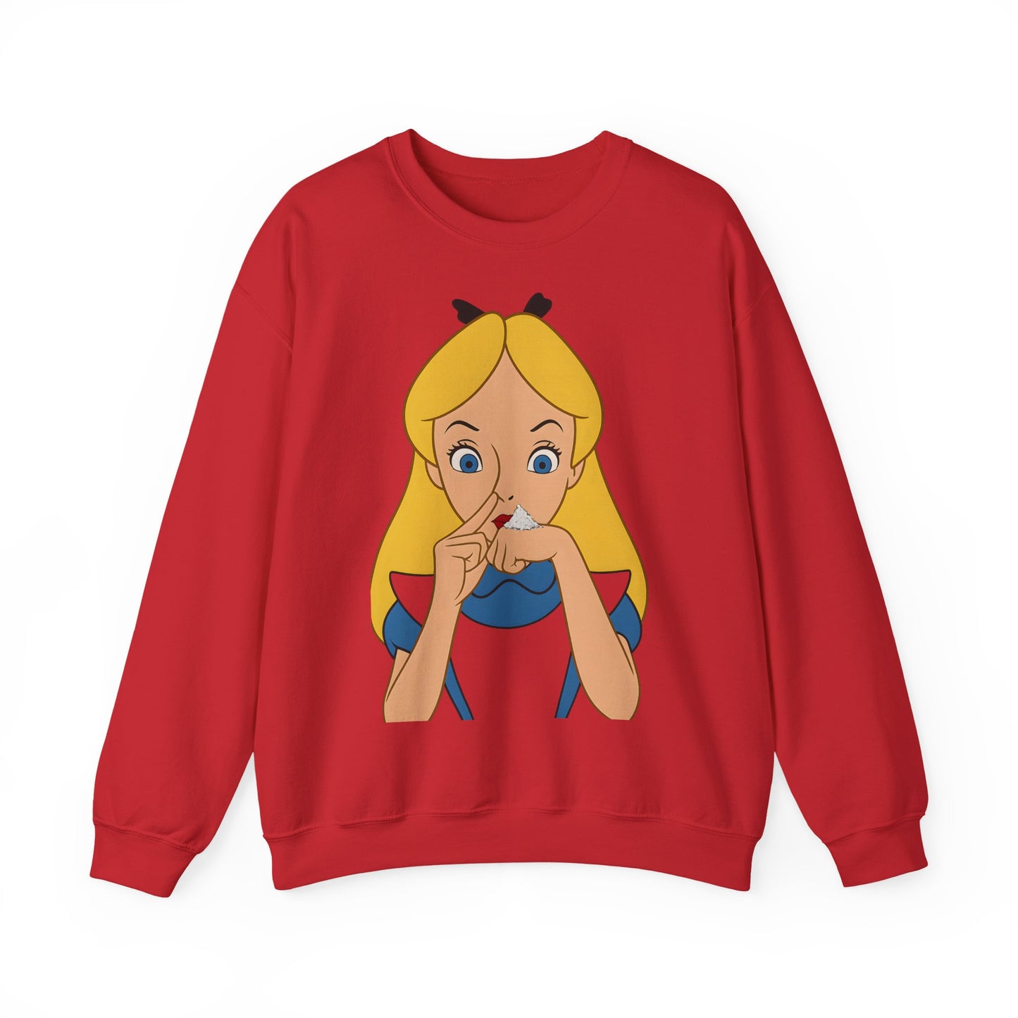 Sweatshirt – Satire Sweatshirt – "Alice im Rausch" Pop-Art Design | True Insights Design mit Humor