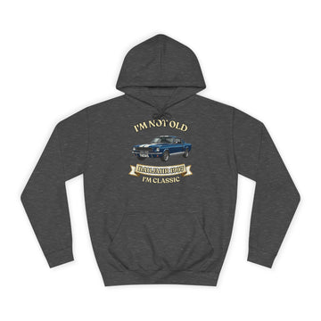Geschenk zum 30. Geburtstag – Hoodie Jahrgang 1997 Muscle Car – Charcoal – Vorderseite