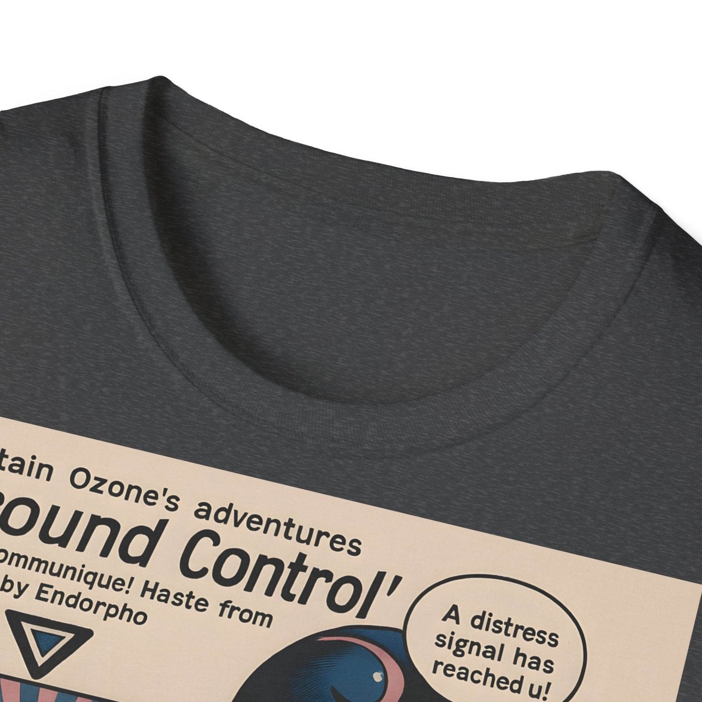 Captain Ozone T-Shirt – Retro Sci-Fi Comic Design | Ground Control Edition – Freches Satire-Design für mutige Statements | True Insights