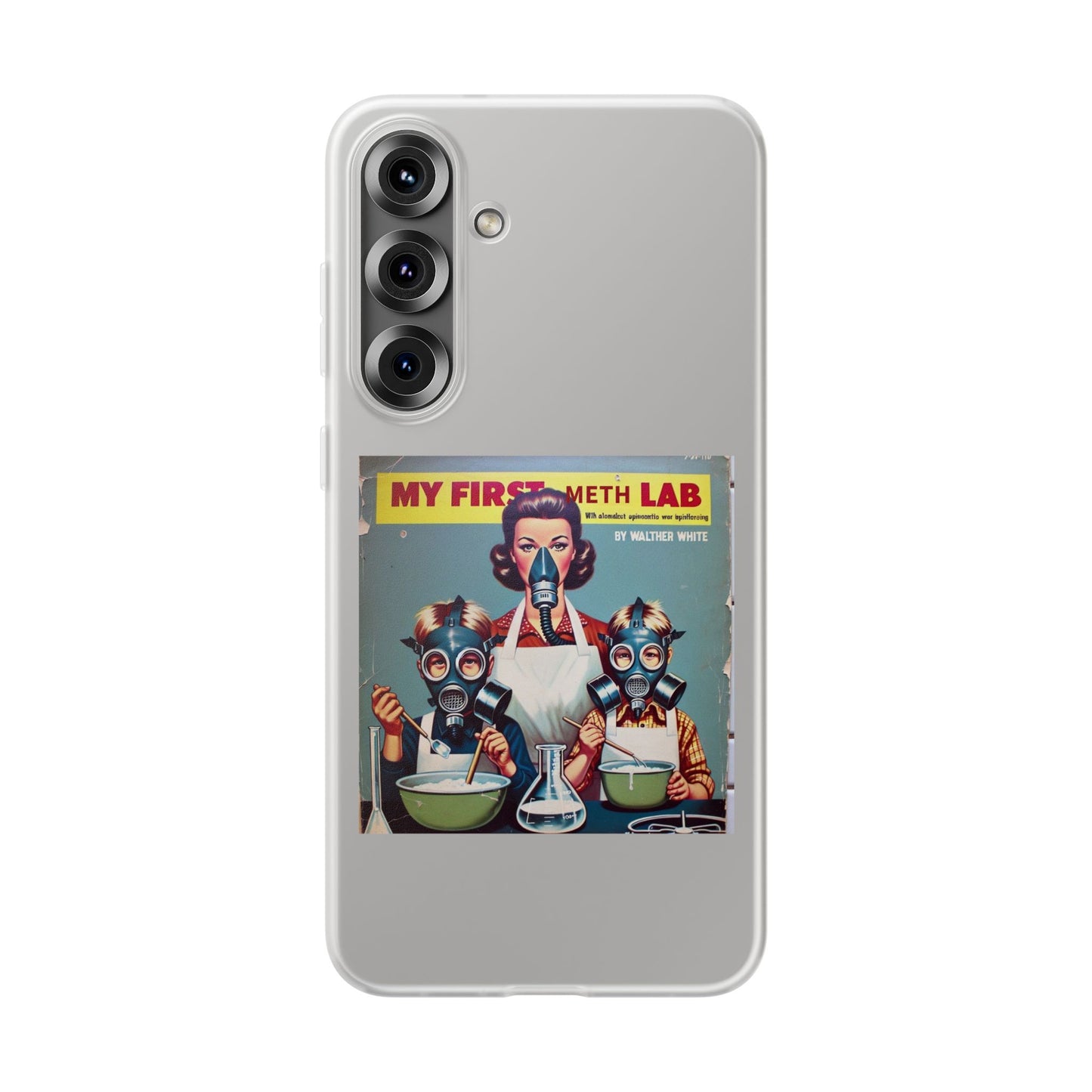 „My First Meth Lab“ Handyhülle – Schwarzer Humor im Retro-Look-Phone Case-True Insights