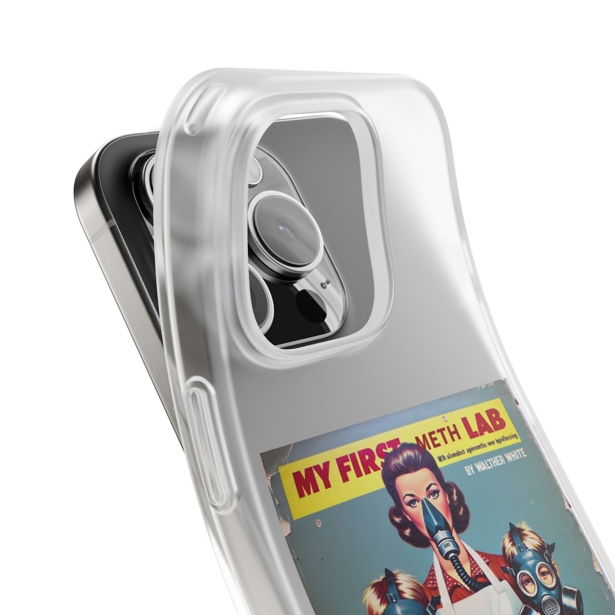 „My First Meth Lab“ Handyhülle – Schwarzer Humor im Retro-Look-Phone Case-True Insights