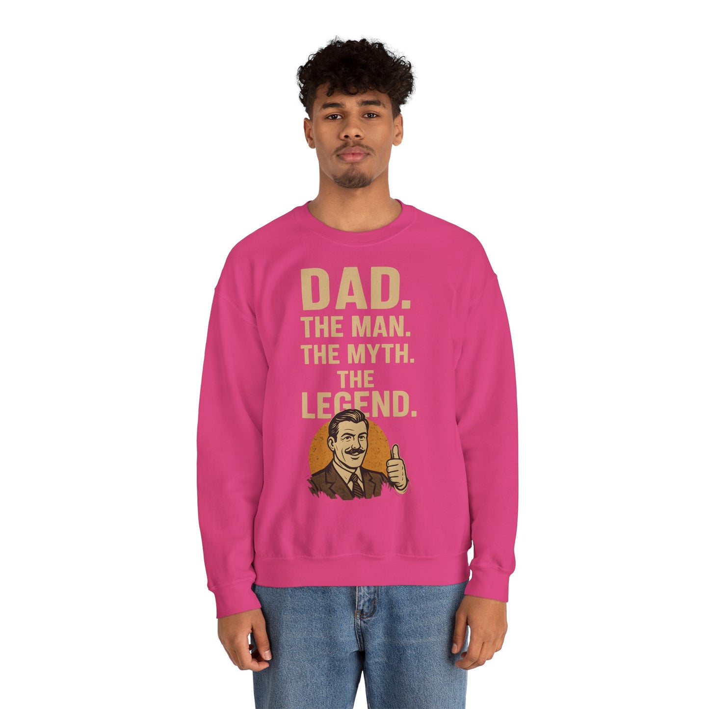 Sweatshirt – DAD. THE MAN. THE MYTH. THE LEGEND. - Sweatshirt für echte Legenden | True Insights Design mit Humor