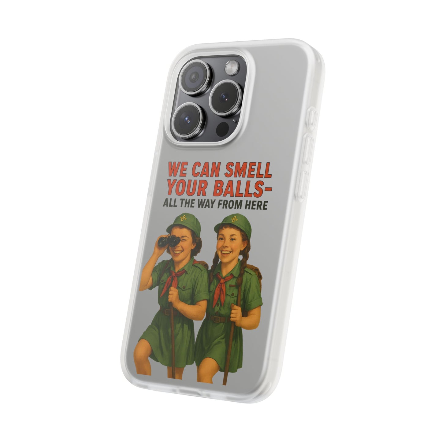 We Can Smell Your Balls – Satirische Handyhülle im Retro-50s-Stil-Phone Case-True Insights