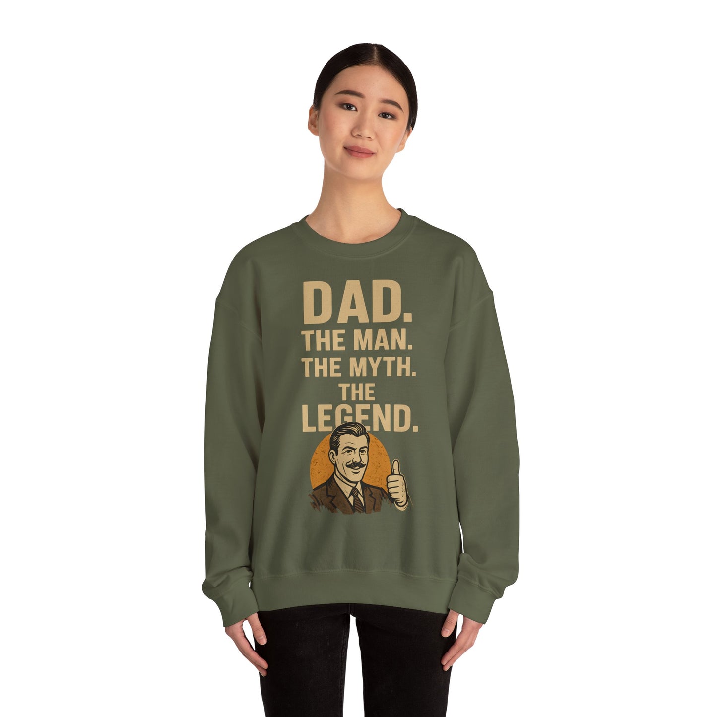 Sweatshirt – DAD. THE MAN. THE MYTH. THE LEGEND. - Sweatshirt für echte Legenden | True Insights Design mit Humor