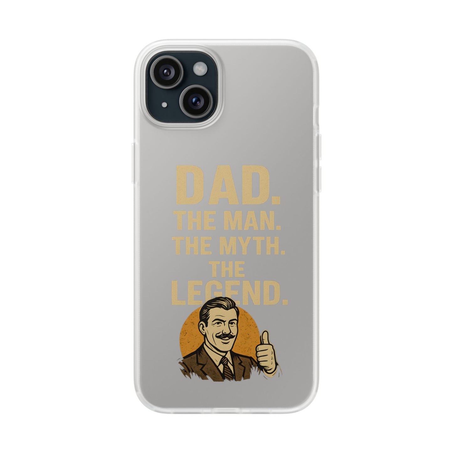 Papa Handyhülle – DAD. THE MAN. THE MYTH. THE LEGEND. – Geschenk für Väter – Retro Design-Phone Case-True Insights