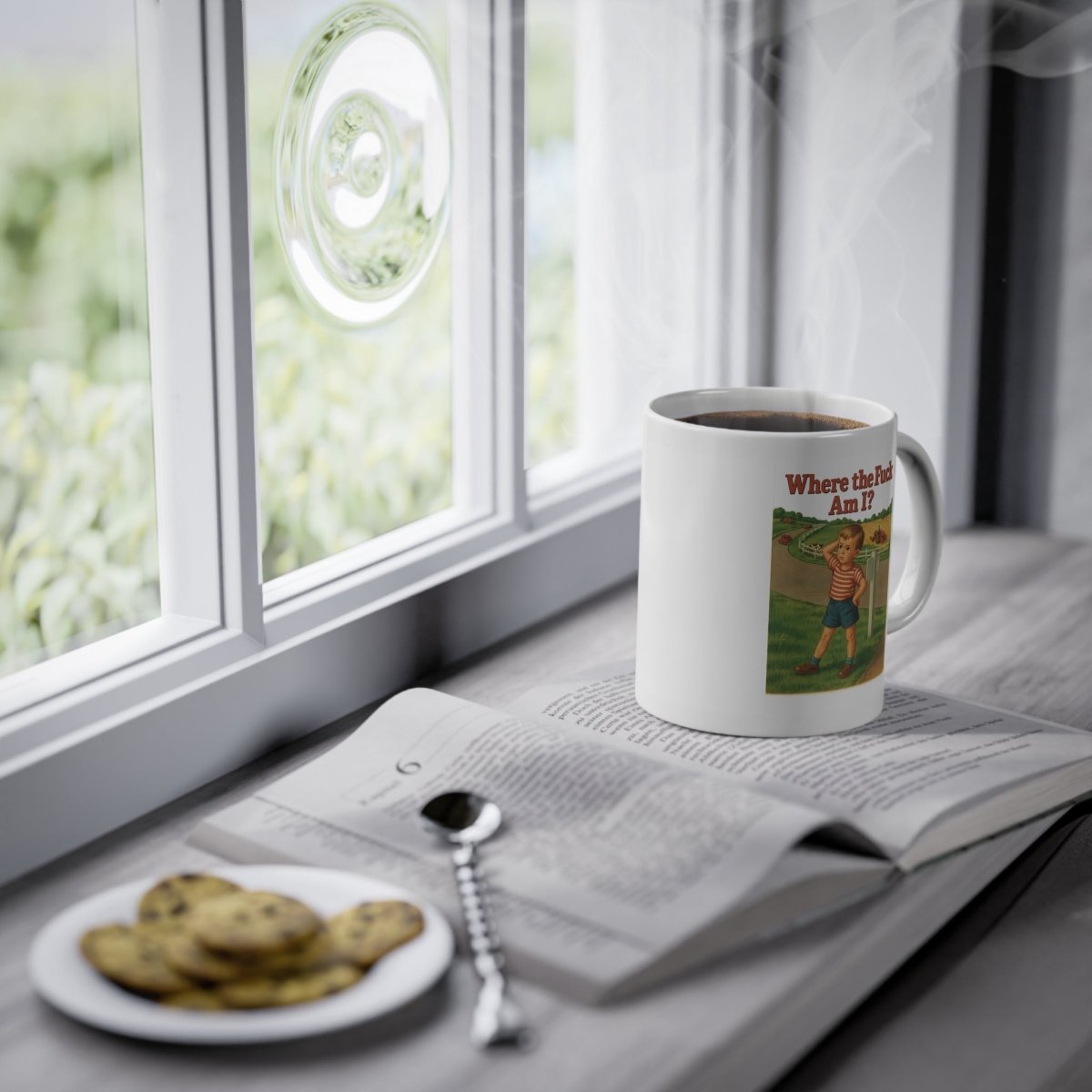 Where the Fuck Am I? – Ironische Kaffeetasse für alle Lebenslagen-Mug-True Insights